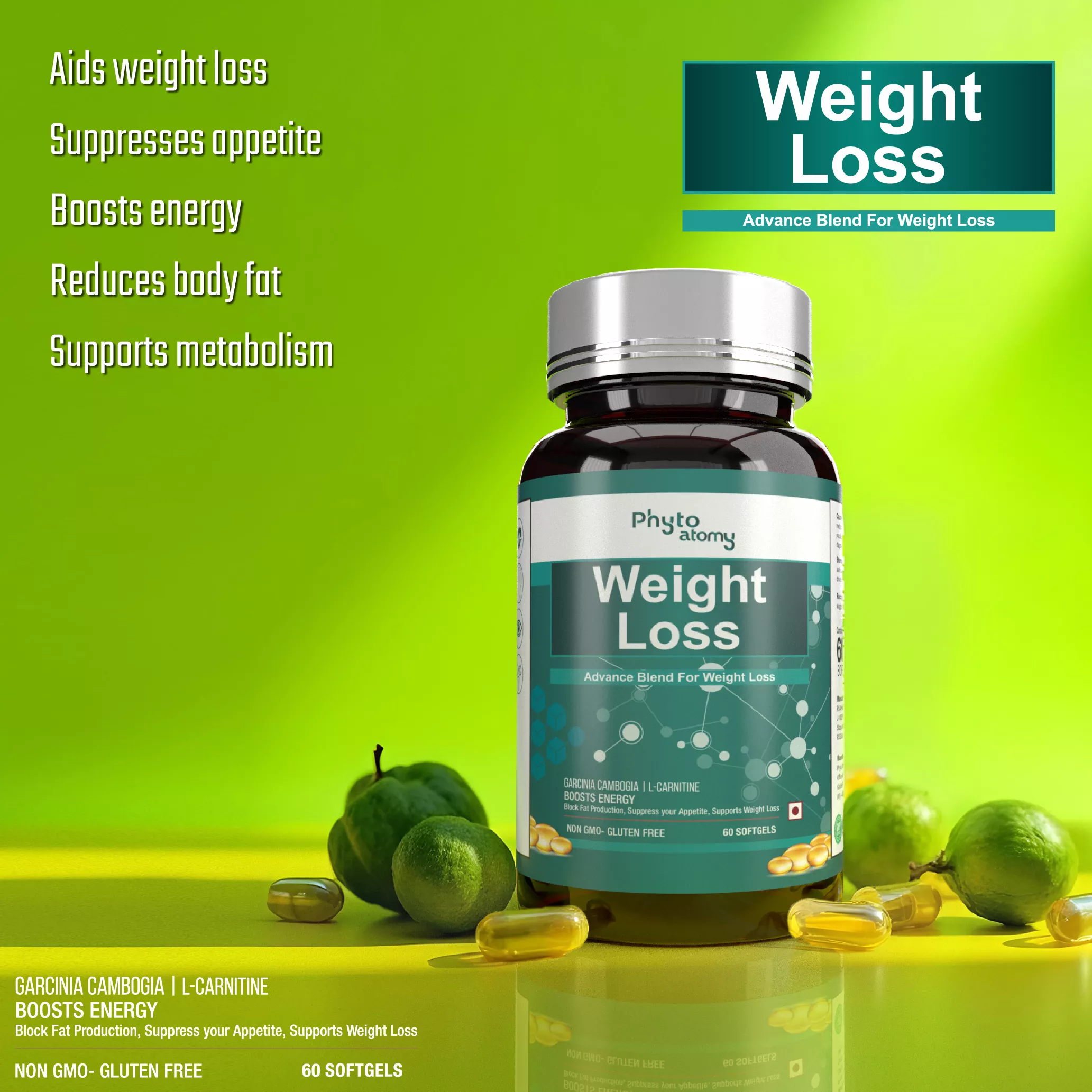 Weight Loss Softgel Capsule (60 Capsule) (HS00575)